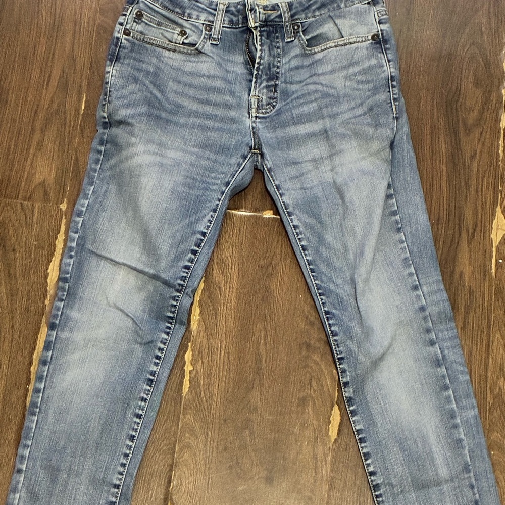 American Eagle Outfitters Slim Light Blue Washed Jeans